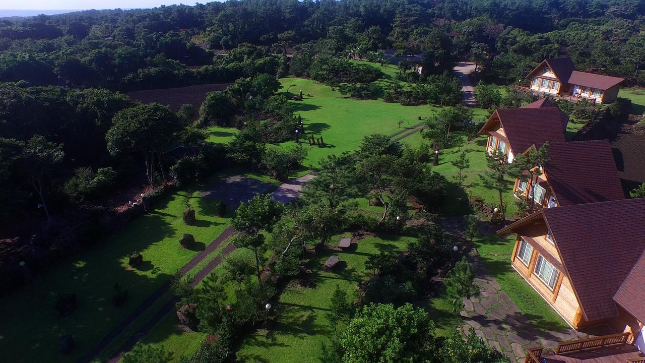Jeju Bille Log Pension Согвипхо Экстерьер фото